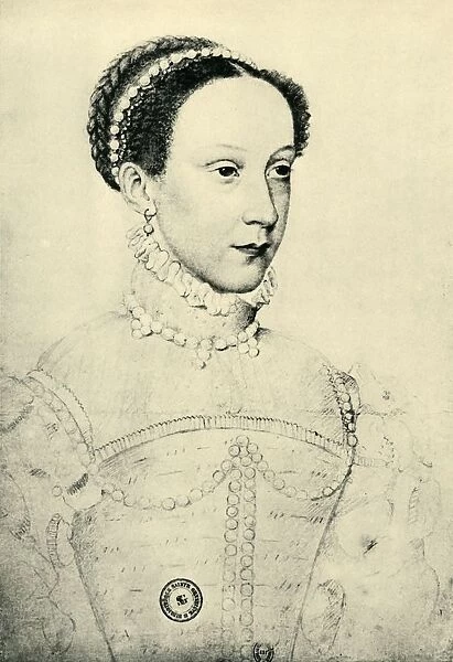 Mary, Queen of Scots, 1559, (1943). Creator: Francois Clouet