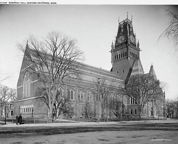Memorial Hall, Harvard University, Mass. c1904. Creator: Unknown
