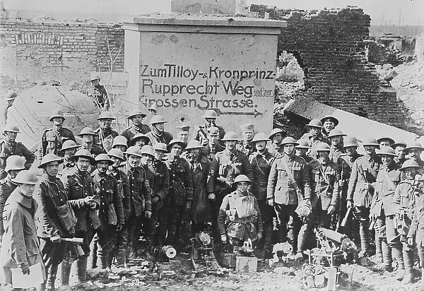 Some of the men who took Tilloy, 10 Apr 1917. Creator: Bain News Service