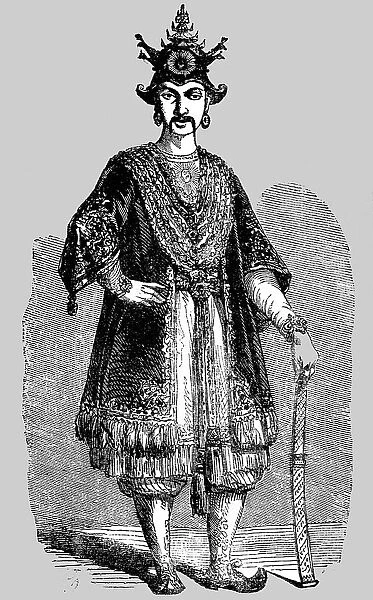 Mendoh-Men, Emperor of Burmah; The Burman Empire, 1854. Creator: Unknown
