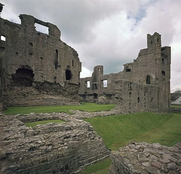 Middleham Castle, 12th century. Artist: Robert Fitzrandolph