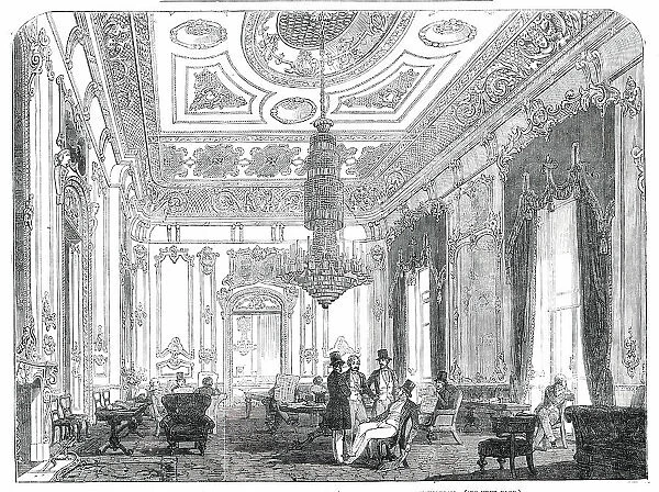 The Military, Naval, and County Service Club, St. James's-Street - Principal Drawing-Room, 1850. Creator: Unknown