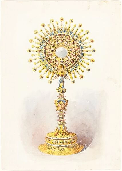 A Monstrance, c. 1860. Creator: Unknown