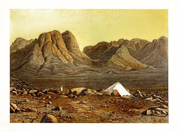 Mount Sinai, Egypt, c1870. Artist: W Dickens