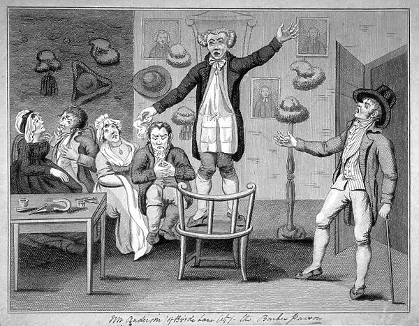 Mr Anderson (of Bride Lane, City) the barber parson, 1780