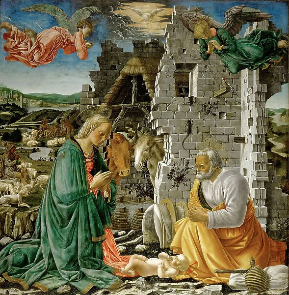 The Nativity, 1465-1470. Creator: Fra Diamante (c. 1430?c. 1492)