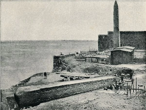 The Needle lying as it fell at Alexandria, 1877, (1910)