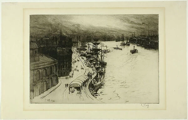 Newcastle on the Tyne, 1894. Creator: Robert Charles Goff