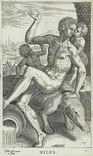 Nilus, 1586. Creator: Philip Galle