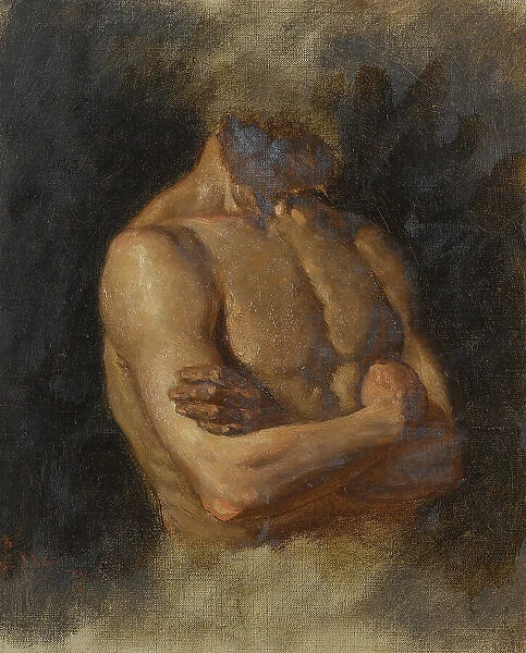 Nude, 1871. Creator: Gustaf Cederström