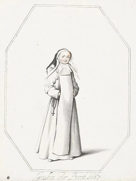 Nun, 1657. Creator: Gesina ter Borch