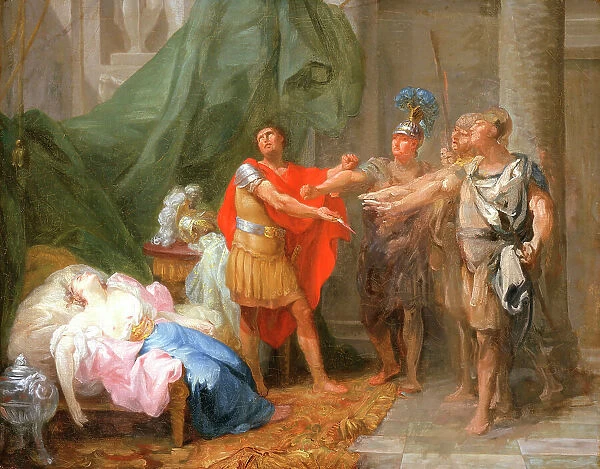 The Oath of Brutus, c1771. Creator: Jacques Antoine Beaufort