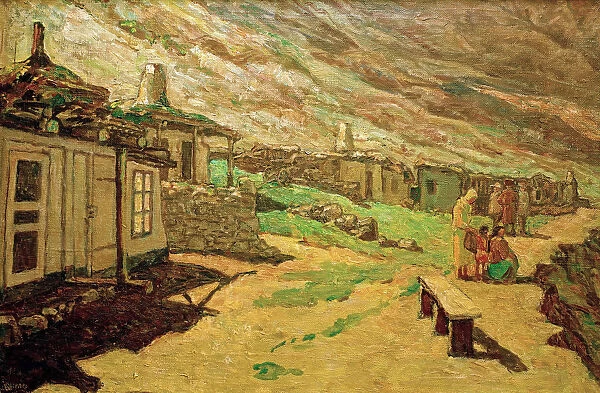 Old village in the Caucasus, 1940. Creator: Vogeler, Heinrich (1872-1942)