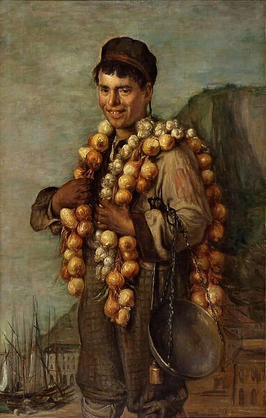 The onion merchant of the Riviera, c1898. Creator: Marcellin-Gilbert Desboutin