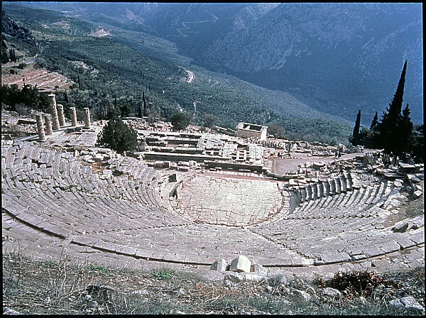 Overview of the theater of Delphi