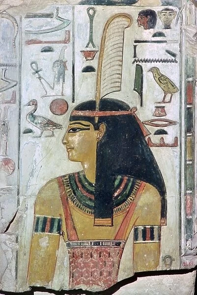 Papyrus image of the goddess Maat
