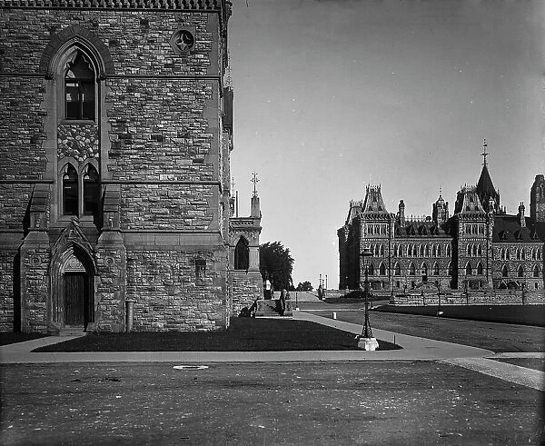 Parliament buildings, Ottawa, between 1890 and 1901. Creator: Unknown