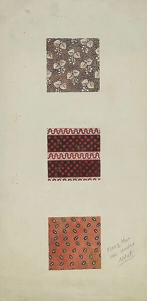 Patchwork from Spread (Quilt), c. 1939. Creator: Inez McCombs