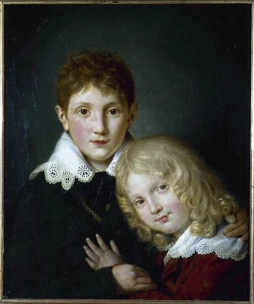 Paul (1804-1880) and Alfred (1810-1857) de Musset children, 1813. Creator: Unknown