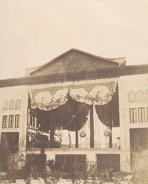 [Peacocks Throne Room, Teheran], 1858. Creator: Luigi Pesce