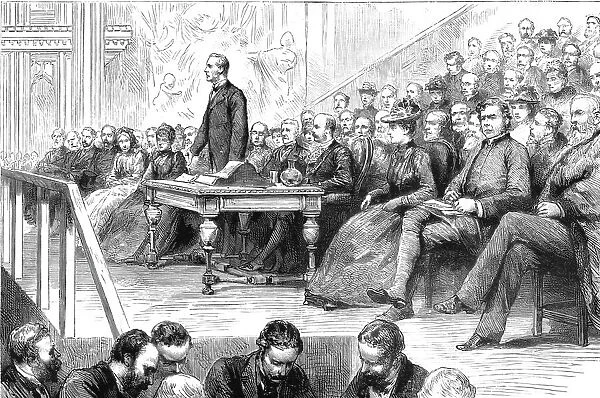 The Persecution of the Jews in Russia -- Meeting at the Guildhall, 1890. Creator: Unknown