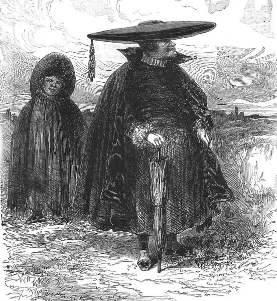 Peruvian Priests; Lima and the Andes, 1875. Creator: Unknown