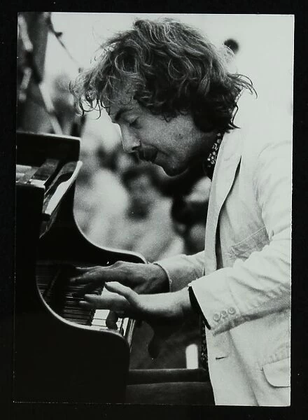 Pianist Veryan Weston playing at Bracknell, Berkshire, 1983. Artist: Denis Williams