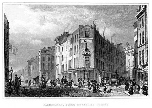 Piccadilly, from Coventry Street, Westminster, London, 19th century