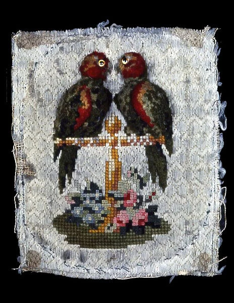 Picture (Needlework), Europe, Probably 19th century. Creator: Unknown