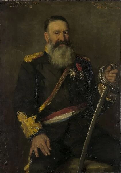 Piet J. Joubert (1831-1900), Commandant-General of the South African Republic, 1890. Creator: Thérèse Schwartze