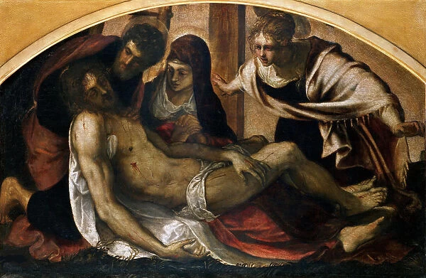Pieta, 1563. Creator: Tintoretto, Jacopo (1518-1594)