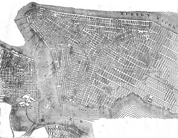 Plan of New York, 1854. Creator: Unknown