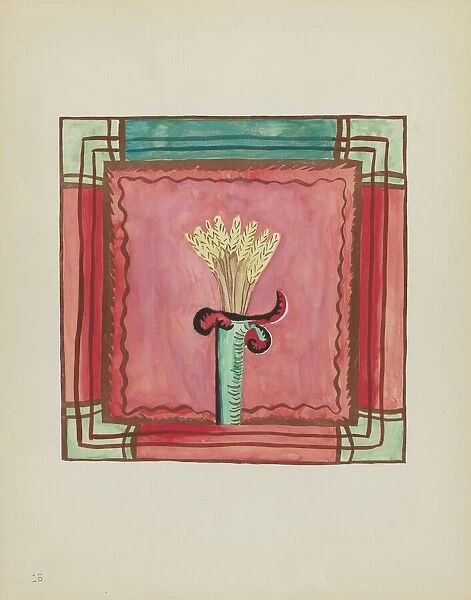 Plate 16: Altar Panel: From Portfolio 'Spanish Colonial Designs of New Mexico', 1935  /  1942. Creator: Unknown