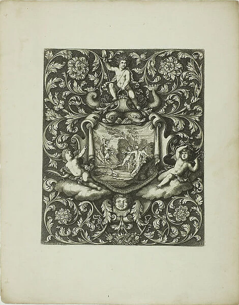 Plate Eleven, from A New Book of Ornaments, 1704. Creator: Simon Gribelin