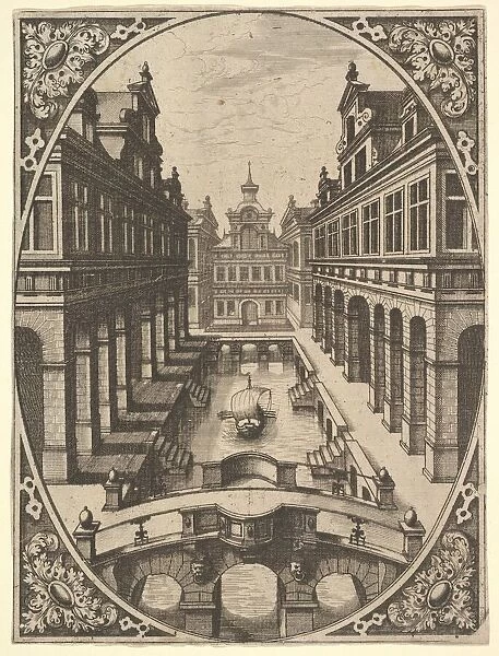 Plate from 'Scenographiae... ', ca. 1560. Creator: Johannes van Doetecum I