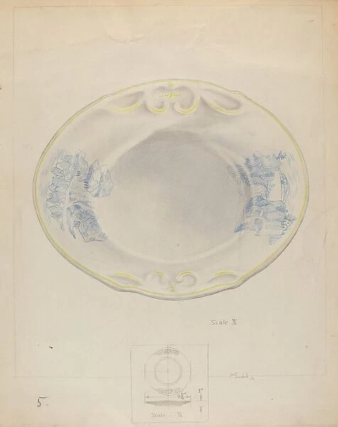 Platter, c. 1937. Creator: Joseph Sudek