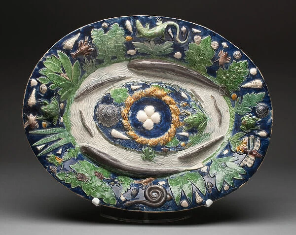 Platter, Paris, 17th century. Creator: Unknown