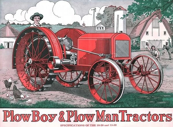 PlowBoy & PlowMan Tractors, c1916