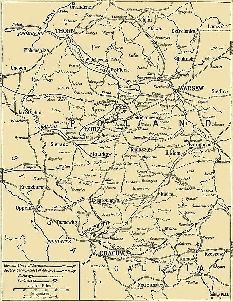 The Polish Campaign, 1914, (c1920). Creator: Unknown