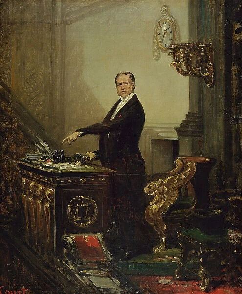 Portrait of Andre Dupin (1783-1865), President of the Legislative Assembly in 1850, c1850. Creator: Joseph-Desire Court