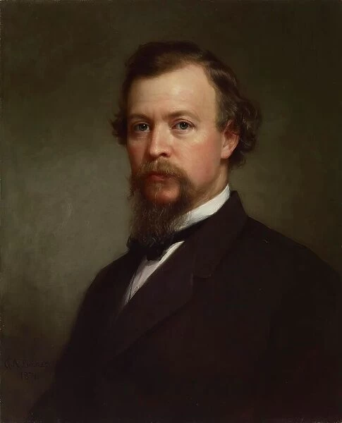 Portrait of the Artist, 1874. Creator: George Augustus Baker