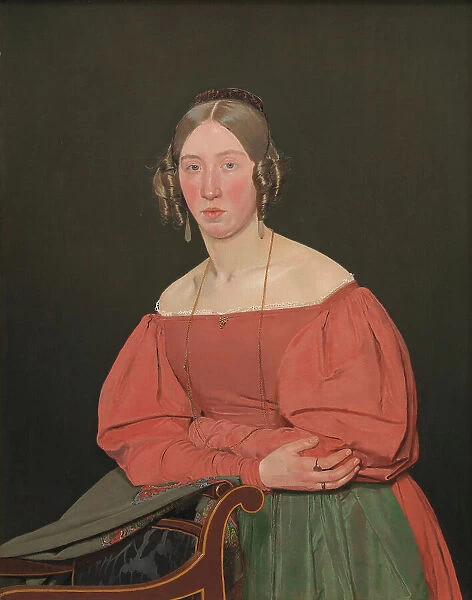 Portrait of the Artist´s Sister, Cecilie Margrethe Petersen, née Kobke, 1835. Creator: Christen Købke