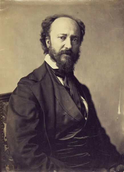 Portrait of Charles Daubigny (1817-1878), 1861-1869. Creator: Nadar