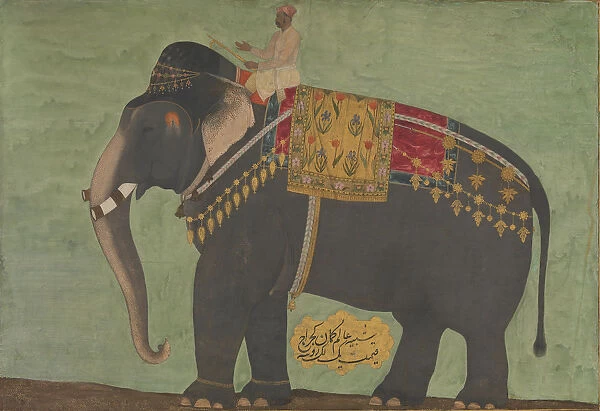 Portrait of the Elephant Alam Guman, ca. 1640. Creator