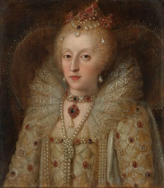 Portrait of Elizabeth I, Queen of England, 1550-1599. Creator: Unknown