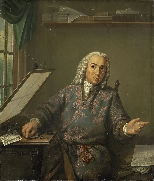 Portrait of the Engraver Jan Caspar Philips, 1747. Creator: Tibout Regters