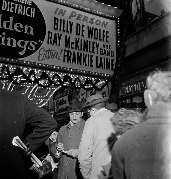 Portrait of Frankie Laine, Paramount Theater, New York, N.Y. 1946. Creator: William Paul Gottlieb