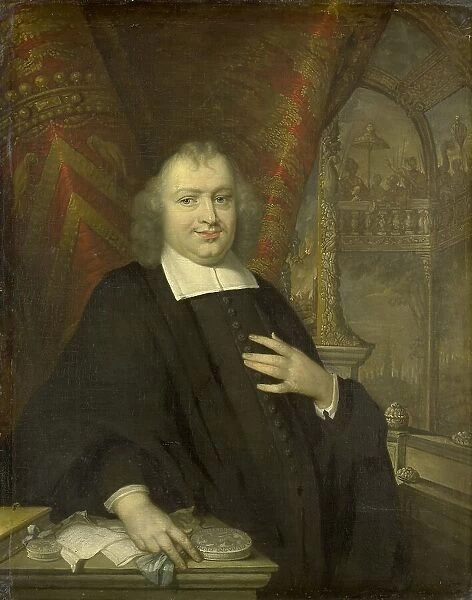 Portrait of Gaspar Fagel, Grand Pensionary of Holland after 1672, 1672-1700. Creator: Johannes Vollevens (I) (copy after)