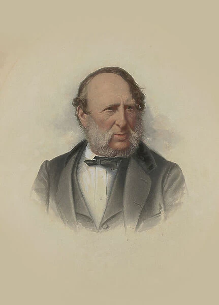 Portrait of George Cruikshank (1792-1878), c. 1875. Creator: Anonymous