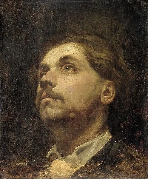 Portrait of Jacob Maris, 1857. Creator: Matthijs Maris